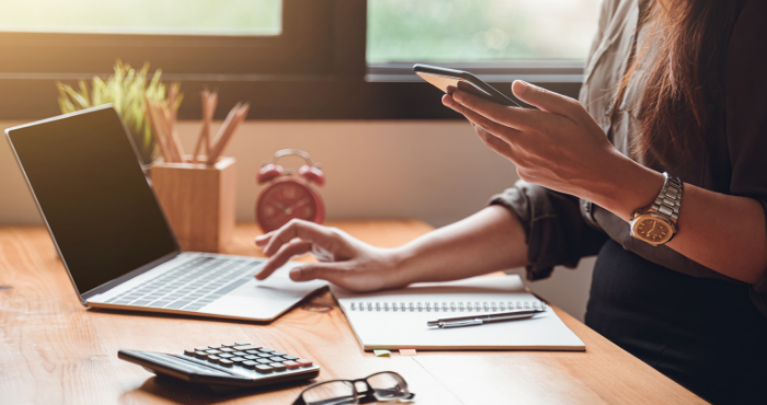 young-legal-female-professional-working-from-home-studying-part-time